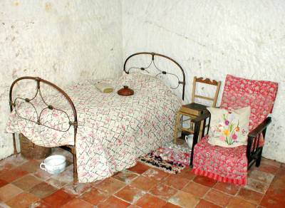 Interior with bed